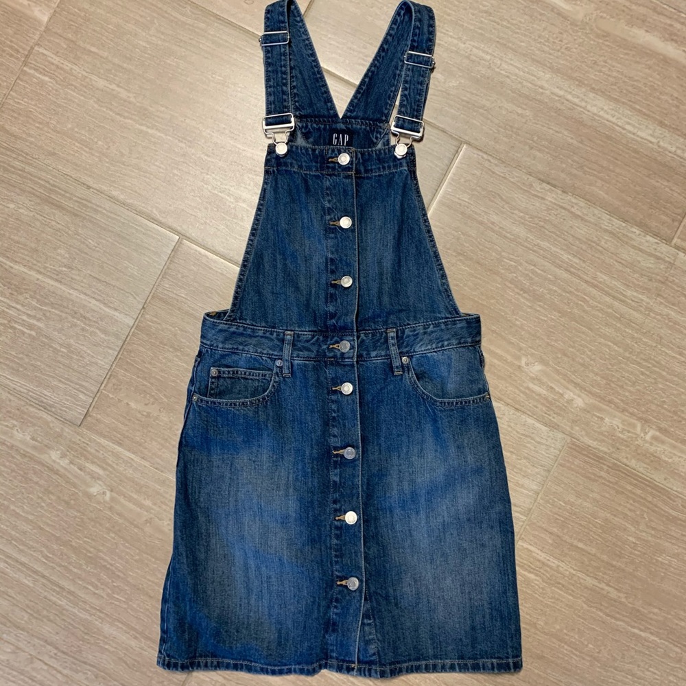 Denim Overall Dress